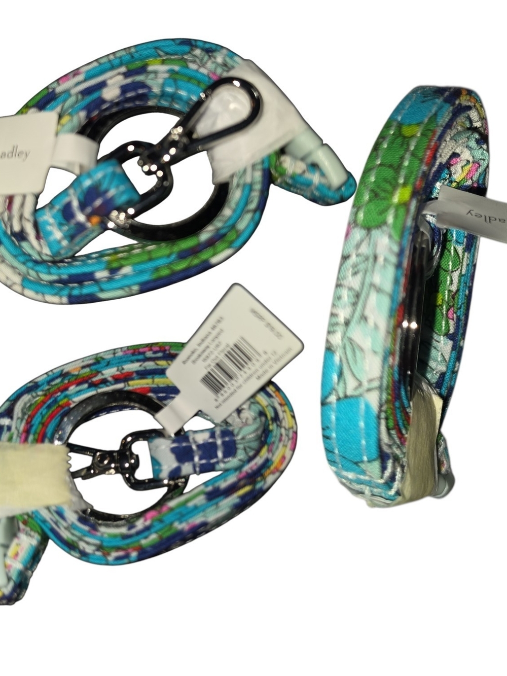 Vera Bradley "Farout Floral" Turquoise Lanyard NWT